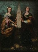 Bartolome Esteban Murillo St. Justa and St. Rufina France oil painting artist